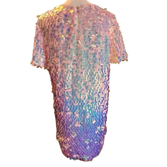 Buddy Love Iridescent Sequin Mini Dress